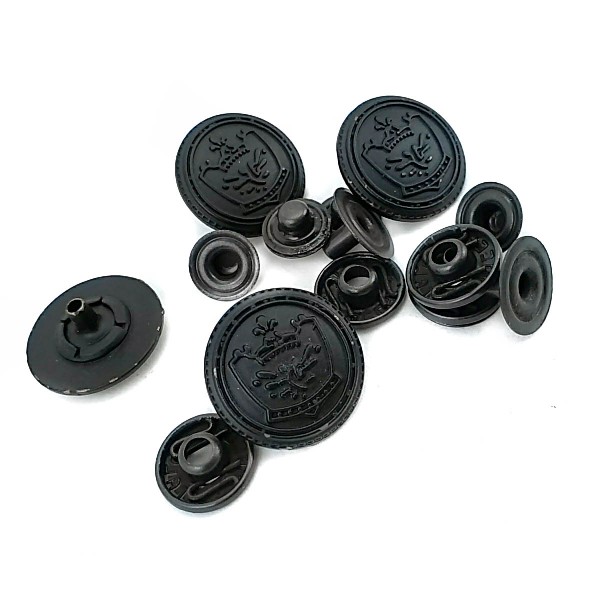 19 mm 30 boy Mineli Çıtçıt Düğme Taç Logolu E 1448