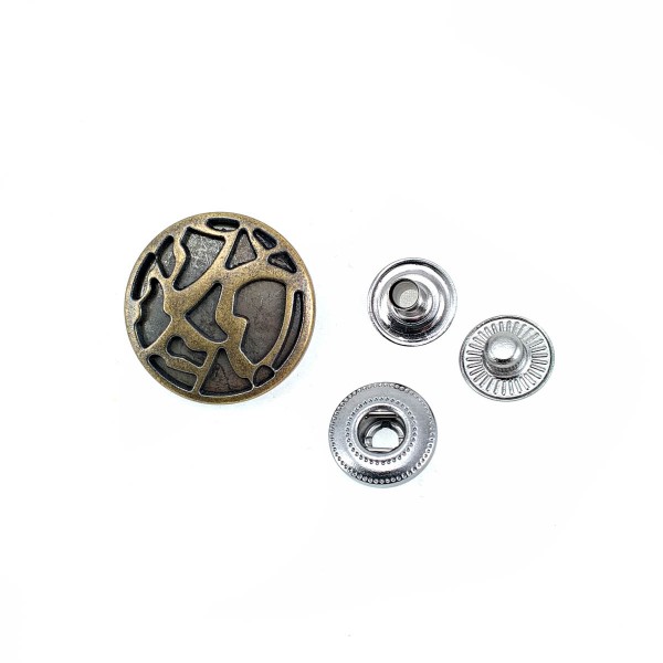 23 mm - 36 L Enamel Jacket and Coat Snap Fasteners Button E 1473