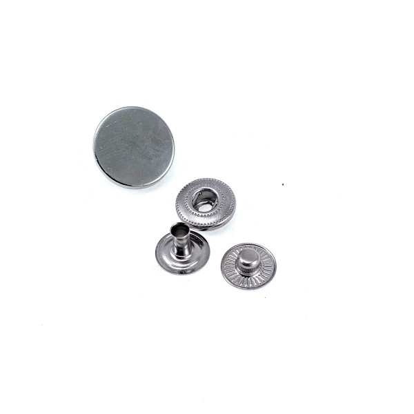 15 mm 24 L Convex Snap Fasteners Zamak Snap Buttons E 1477