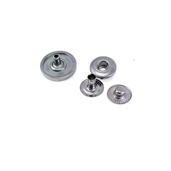 15 mm 24 L Convex Snap Fasteners Zamak Snap Buttons E 1477