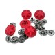 17 mm - 27 L Metal Star Design Snap Fasteners Button Matte Paint E 1482 MN