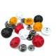 17 mm - 27 L Metal Star Design Snap Fasteners Button Matte Paint E 1482 MN