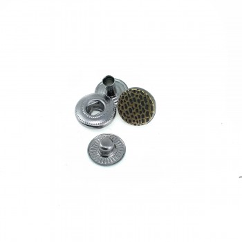 11 mm - 18 size Point Pattern Metal snap button E 1506