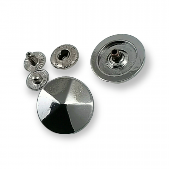 20 mm - 32 L Convex Snap Fasteners Button E 1518