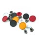 17 mm - 27 L Enameled Snap Fasteners Button E 1593