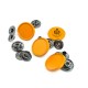 17 mm - 27 L Enameled Snap Fasteners Button E 1593