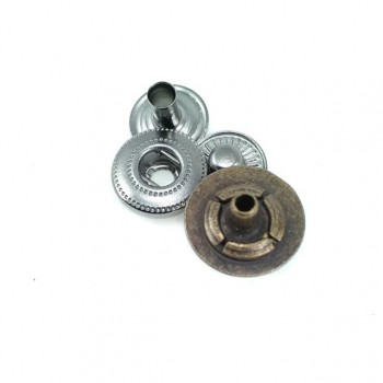 13 mm - 22 L Metal Snap Fasteners Half Ball Button E 160