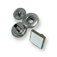 10 x 10 mm Enamel Snap Fastener Button Square Shape Coat and Jacket Snaps Button E 1624