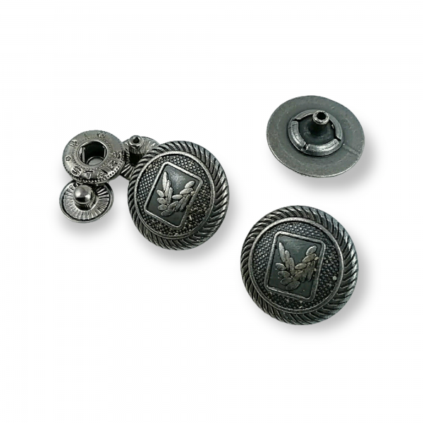 15 mm 28 L Clover Logo Snap Fasteners Button E 1634