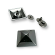 24x24 mm Pyramid Shape Snap Fasteners Button E 1696