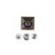 24x24 mm Pyramid Shape Snap Fasteners Button E 1696