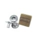 15 x 15 mm Snap Fasteners Square Shape Patterned E 170