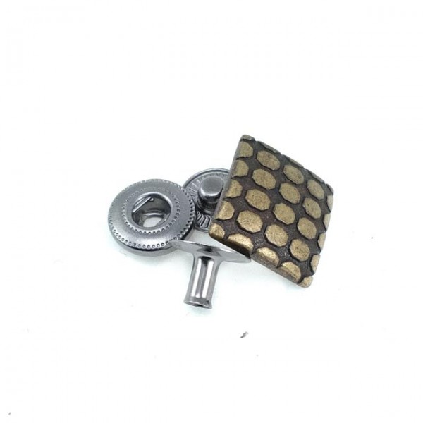 15 x 15 mm Snap Fasteners Button Dot Pattern E 171