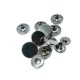 15 mm - 24 L Flat Coin Shape Snap Button E 1718