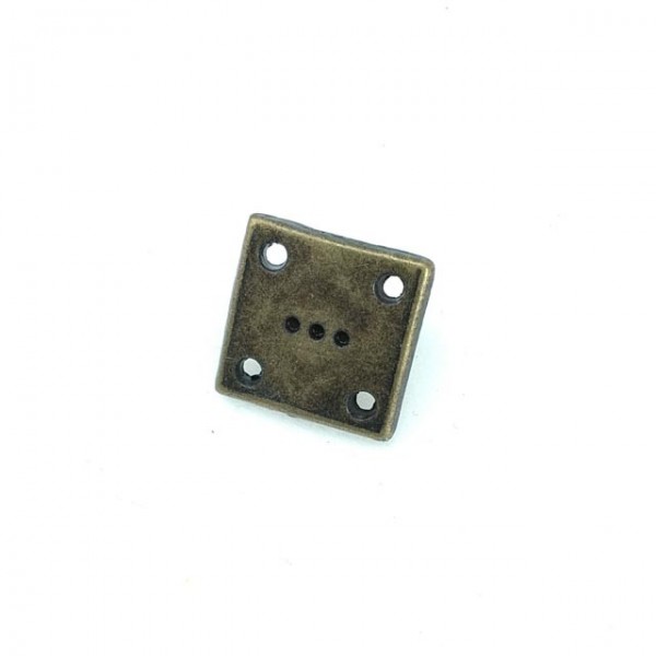 15 x 15 mm Square Snap Fasteners Button Hole and Dot Pattern E 172