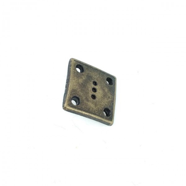 15 x 15 mm Square Snap Fasteners Button Hole and Dot Pattern E 172