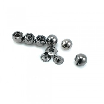 11 mm - 18 size Metal snap ball button E 1739