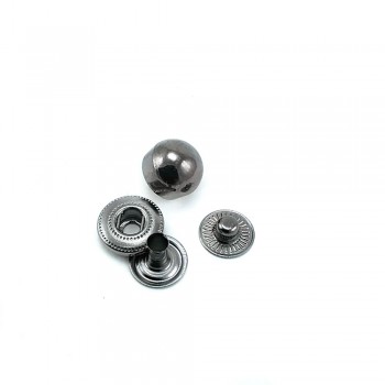 11 mm 18 L Ball Shape Snap Fasteners Button E 1739