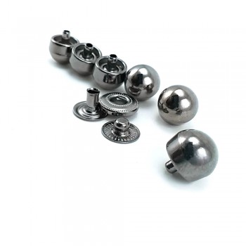 11 mm 18 L Ball Shape Snap Fasteners Button E 1739