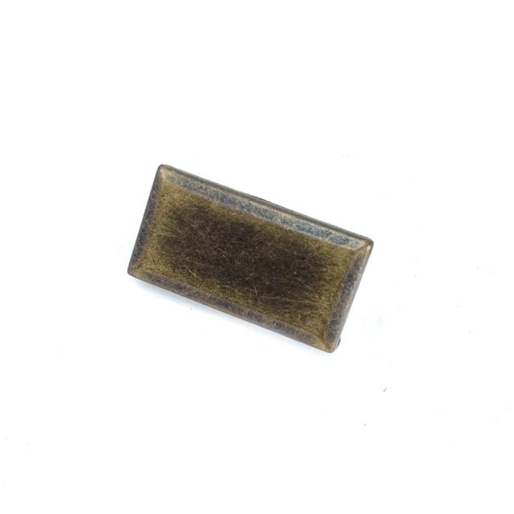 Coat Snap Fasteners Button Rectangle Design 23 x 12 mm