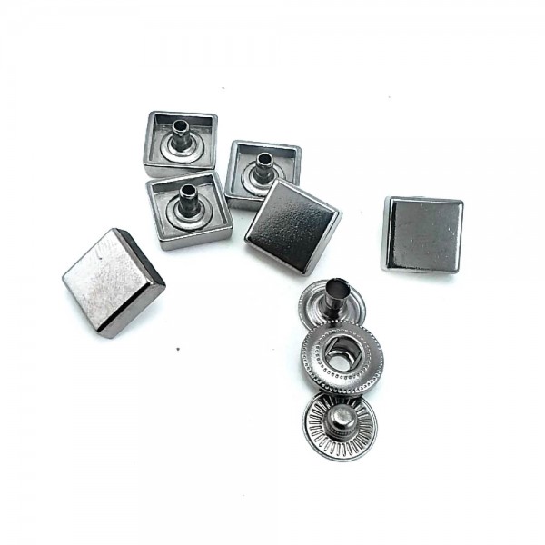 11 x 11 mm Square Snap Buttons E 1780