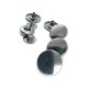 15 mm - 24 L Flat Coin Shape Snap Fasteners Button E 1784