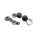 15 mm - 24 L Flat Coin Shape Snap Fasteners Button E 1784