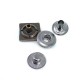 13 x 13 mm Coat Snap Fasteners  Square Snap Button E 182