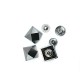 16 x 16 mm Square Shape Snap Fasteners Button E 1897