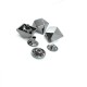 16 x 16 mm Square Shape Snap Fasteners Button E 1897