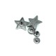 24 mm - 38 L  Star Shaped Snap Fasteners Button E 1903