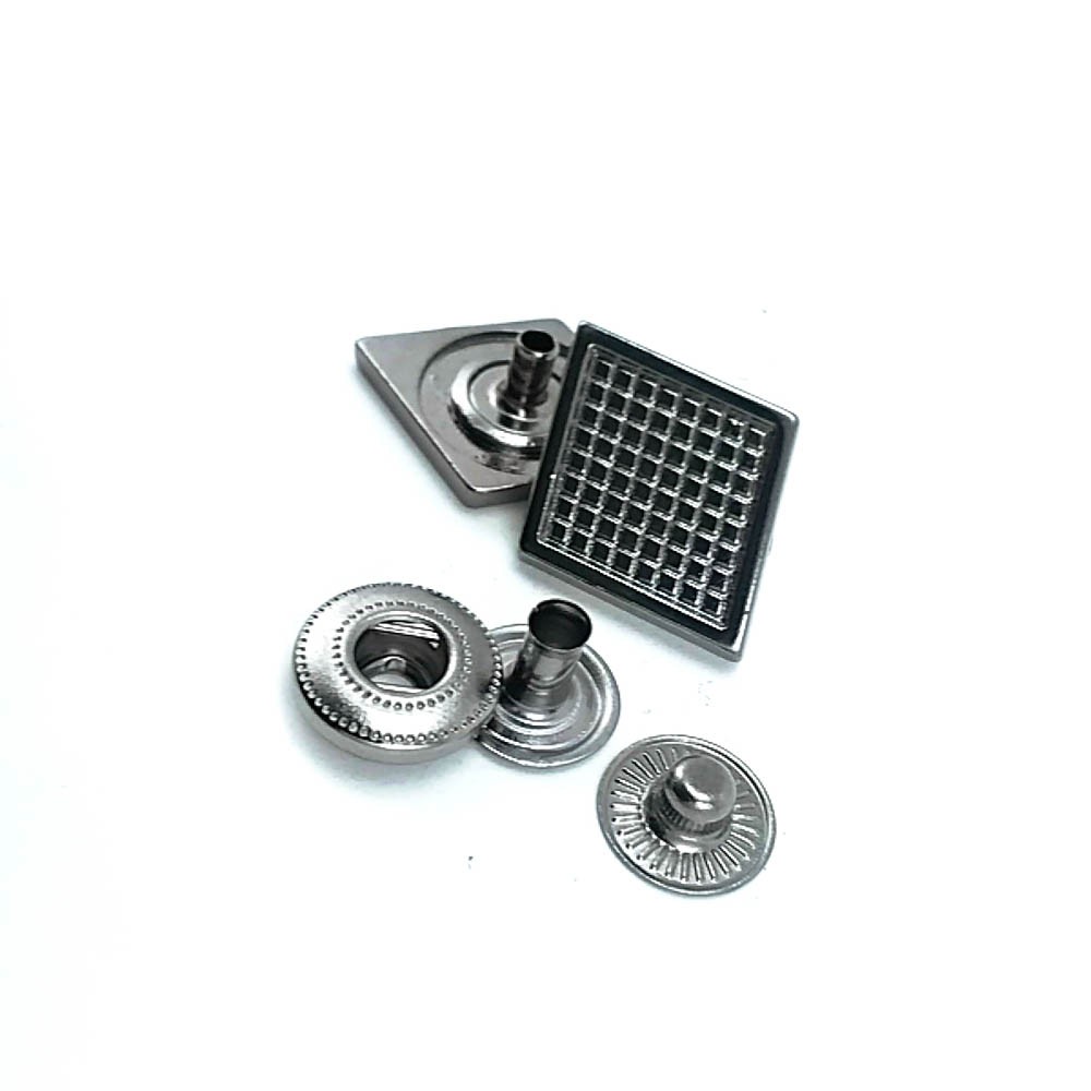 Aesthetic Coat Snap Fasteners Button 16 x 16 mm - Merter Metal Accessories