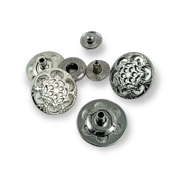 18 mm 28 boy Çıtçıt Düğme Mont ve Çanta Çıtçıtı Estetik Tasarımlı E 203