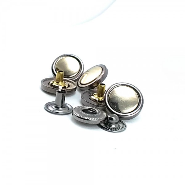 15 mm 24 L Double Color Metal Snap Fasteners Button E 2034