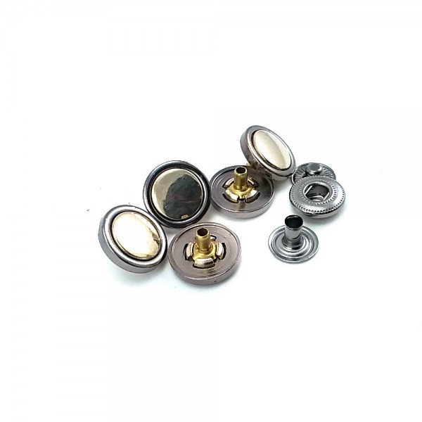 15 mm 24 L Double Color Metal Snap Fasteners Button E 2034