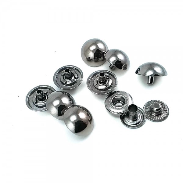 15 mm - 20 boy Çıtçıt Düğme Top Düğme Metal E 204