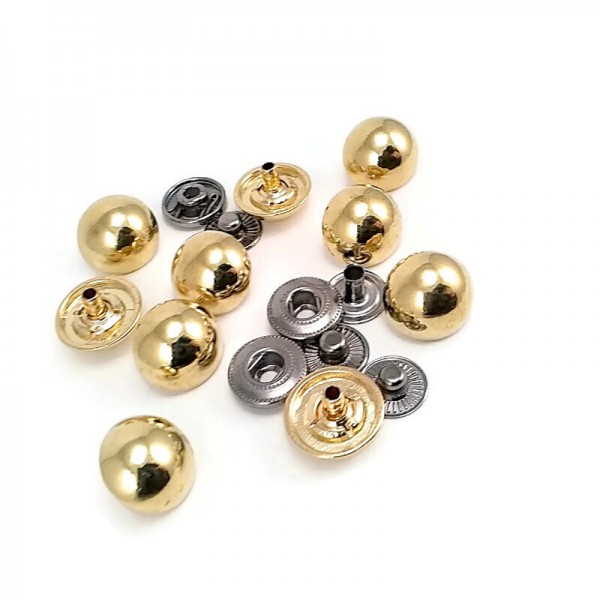 Metal snap button ball button 15 mm - size 20 E 204