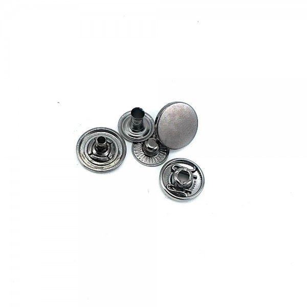 13 mm - 22 L Flat Coin Shape Snap Fasteners Button E 2040