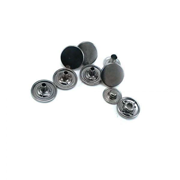 13 mm - 22 L Flat Coin Shape Snap Fasteners Button E 2040