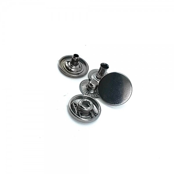 13 mm - 22 L Flat Coin Shape Snap Fasteners Button E 2040