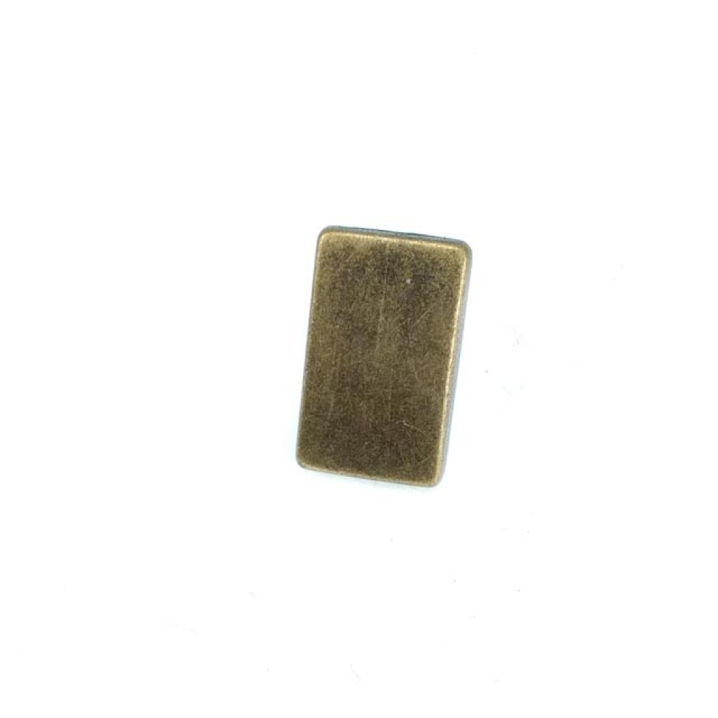 Snap Button Rectangle Shape 17x8 mm - Studs Online Sales