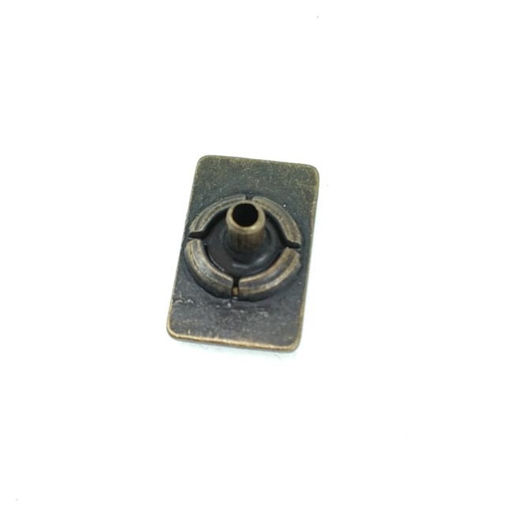Snap Button Rectangle Shape 17x8 mm - Studs Online Sales