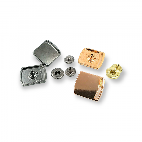 23 mm x 20 mm Square Snap Button Outerwear Snap Fasteners E 2216