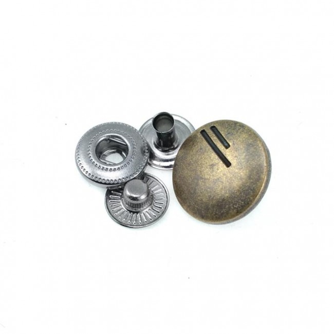 çıtçıt düğme Şık tasarım çap 17 mm E 271 çıtçıt düğme Şık tasarım çap 17 mm E 271