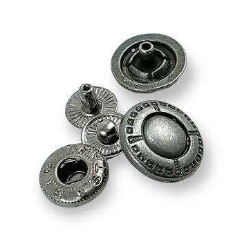 15 mm 24 L  Zamak Snap Fasteners Button Classic Style E 279