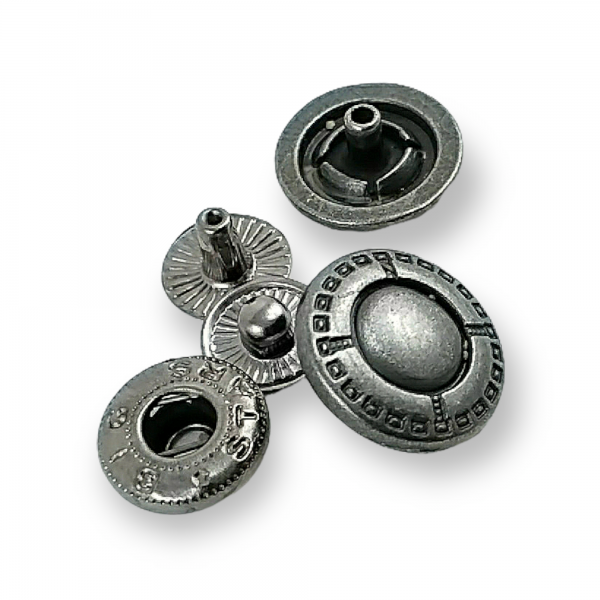 Metal çıtçıt düğme klasik tarz çap 15 mm E 279