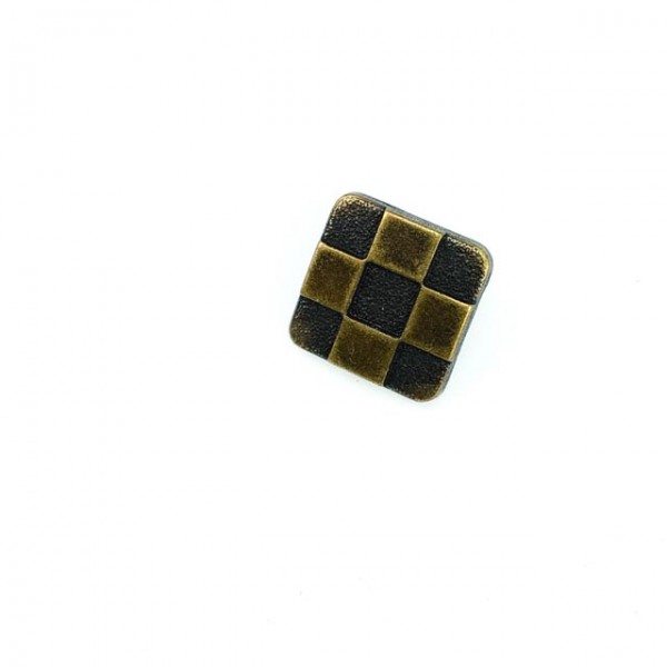 15 x 15 mm Snap Fasteners Button Square Domino Pattern E 293