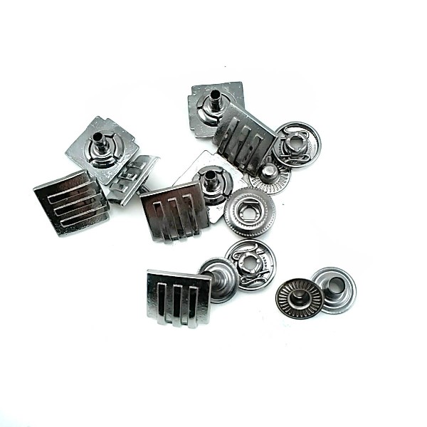 14 x 14 mm Square Snap Fasteners Button E 347