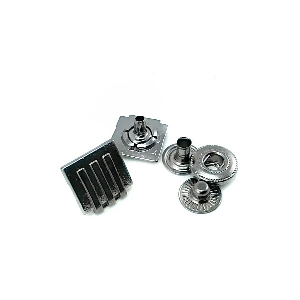 14 x 14 mm Square Snap Fasteners Button E 347