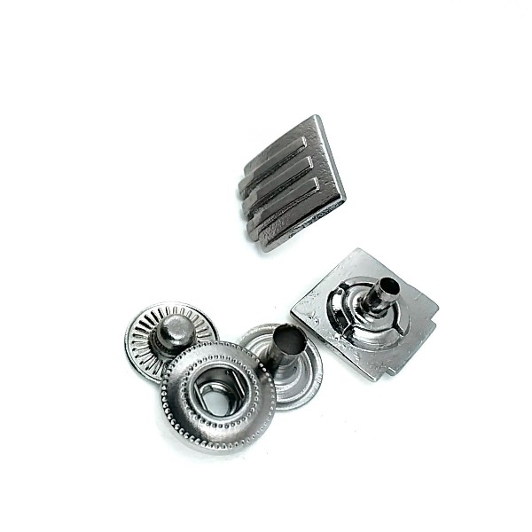 14 x 14 mm Square Snap Fasteners Button E 347